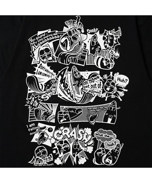 MFC STORE（エムエフシーストア）の「Larva x MFC STORE TYPE2 S/S TEE（Tシャツ/カットソー・メンズ・ブラック/ホワイト・S/M）」の11枚目の写真