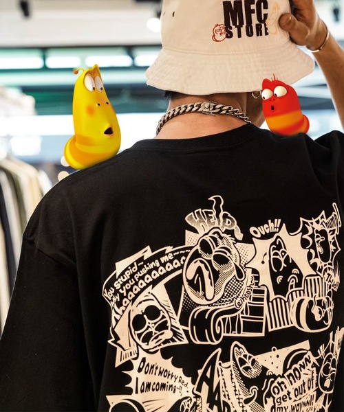 MFC STORE（エムエフシーストア）の「Larva x MFC STORE TYPE2 S/S TEE（Tシャツ/カットソー・メンズ・ブラック/ホワイト・S/M）」の14枚目の写真