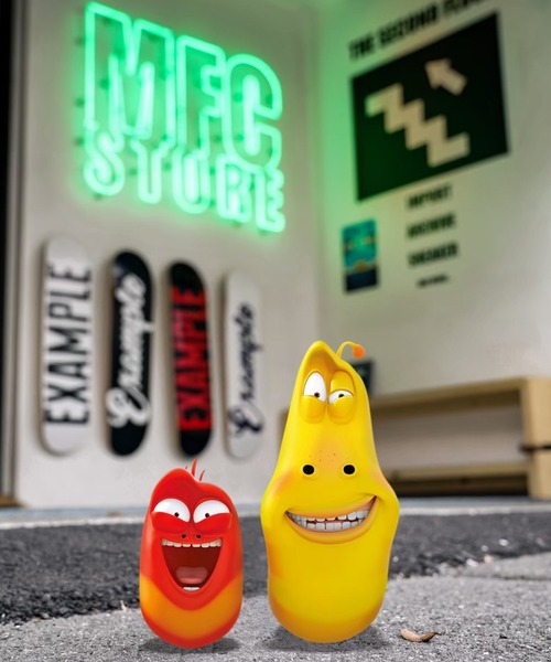 MFC STORE（エムエフシーストア）の「Larva x MFC STORE TYPE2 S/S TEE（Tシャツ/カットソー・メンズ・ブラック/ホワイト・S/M）」の13枚目の写真