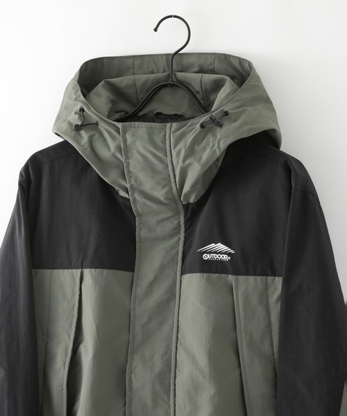 OUTDOOR PRODUCTS(アウトドアプロダクツ)の「【OUTDOOR PRODUCTS/アウトドアプロダクツ】切り替えマウンテンパーカー 撥水 透湿 UVカット ユニセックス(マウンテンパーカー・メンズ・ベージュ/ブラック/カーキ/ネイビー/グリーン/ライトベージュ/チャコールグレー・MEDIUM/LARGE/X-LARGE/SMALL)」の2枚目の写真