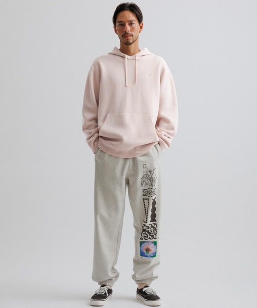 Saturdays NYC(サタデーズ ニューヨークシティ )の「Ditch Boiled Wool Hoodie(ニット/セーター・メンズ・ブラック/オフホワイト・X-SMALL/S/XL/L/M)」の14枚目の写真