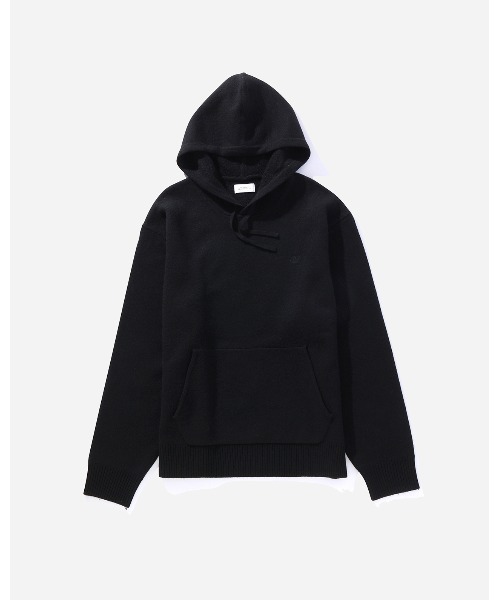 Saturdays NYC(サタデーズ ニューヨークシティ )の「Ditch Boiled Wool Hoodie(ニット/セーター・メンズ・ブラック/オフホワイト・X-SMALL/S/XL/L/M)」の22枚目の写真