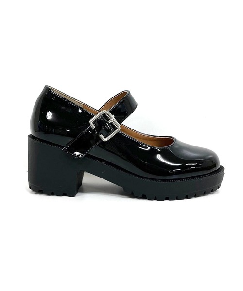 SOROTTO（ソロット）の「軽量厚底 メリージェーン ヒールパンプス◆（パンプス・キッズ・ブラウン/ブラック系その他/ブラック・23.0cm/24.0cm/21.0cm/22.0cm）」の16枚目の写真