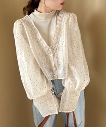 one after another NICE CLAUP | ハイネックインナーセット刺繍ブラウス(シャツ/ブラウス)