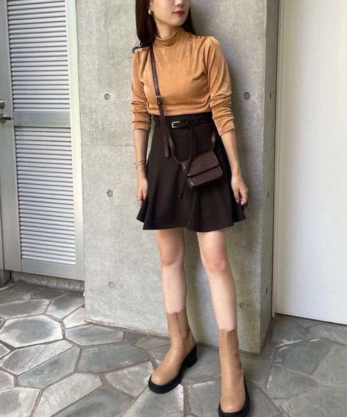 one after another NICE CLAUP(ワンアフターアナザーナイスクラップ)の「ハイネックインナーセット刺繍ブラウス(シャツ/ブラウス・レディース・ホワイト系その他2/キャメル/ホワイト系その他・FREE)」の20枚目の写真