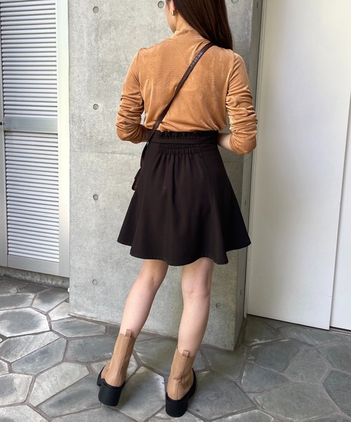 one after another NICE CLAUP(ワンアフターアナザーナイスクラップ)の「ハイネックインナーセット刺繍ブラウス(シャツ/ブラウス・レディース・ホワイト系その他2/キャメル/ホワイト系その他・FREE)」の21枚目の写真