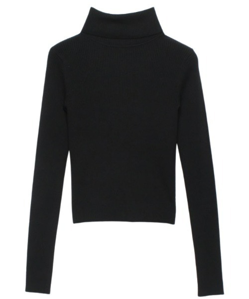 EIMY ISTOIRE（エイミーイストワール）の「タートルネックカラーリブニット（ニット/セーター・レディース・ホワイト/ブラック/ブラウン/ピンク/オレンジ/ブルー/ラベンダー/コーラルピンク/ベージュ/ロイヤルブルー・FREE）」の3枚目の写真