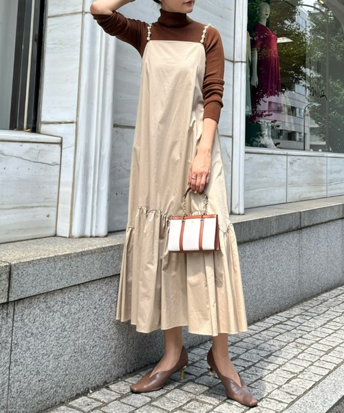 EIMY ISTOIRE（エイミーイストワール）の「タートルネックカラーリブニット（ニット/セーター・レディース・ホワイト/ブラック/ブラウン/ピンク/オレンジ/ブルー/ラベンダー/コーラルピンク/ベージュ/ロイヤルブルー・FREE）」の21枚目の写真