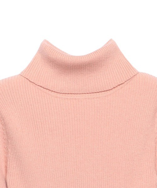 EIMY ISTOIRE（エイミーイストワール）の「タートルネックカラーリブニット（ニット/セーター・レディース・ホワイト/ブラック/ブラウン/ピンク/オレンジ/ブルー/ラベンダー/コーラルピンク/ベージュ/ロイヤルブルー・FREE）」の14枚目の写真