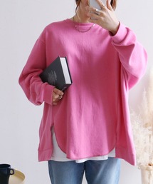 裾変形デザインプルオーバー