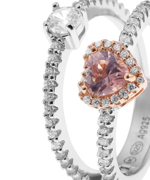 MICHAEL KORS(マイケルコース)の「マイケル・コース アクセサリー レディース 指輪 ローズゴールド, シルバー MKC1597A2931(リング・レディース・マルチ・5/6/7)」の5枚目の写真