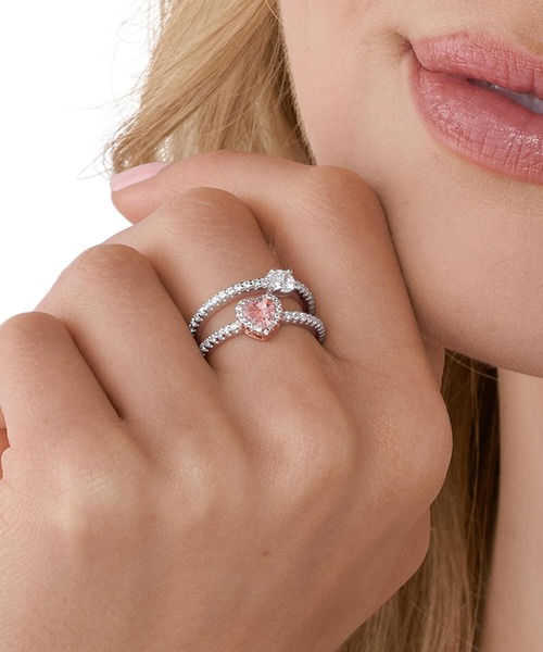 MICHAEL KORS(マイケルコース)の「マイケル・コース アクセサリー レディース 指輪 ローズゴールド, シルバー MKC1597A2931(リング・レディース・マルチ・5/6/7)」の6枚目の写真