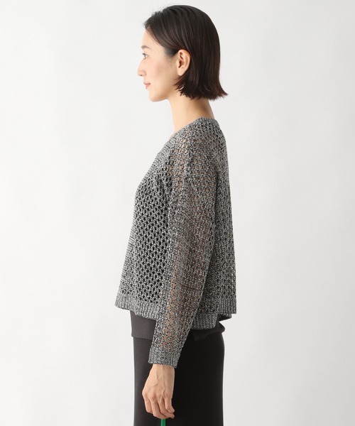 LEPSIM（レプシィム）の「5ゲージ透かしニットインナーセット　164105（ニット/セーター・レディース・レッド/ブラック/グリーン・FREE）」の22枚目の写真