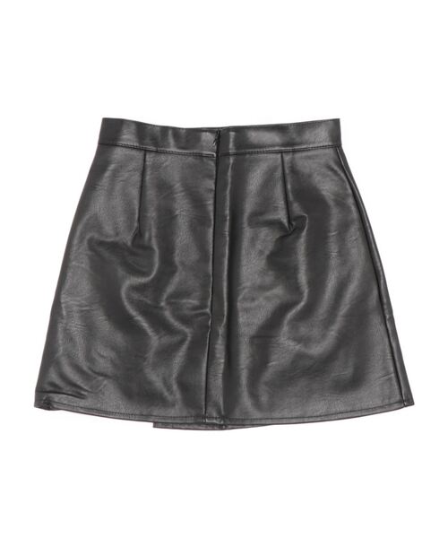 LOPASS(ロパス)の「ハイウエストAラインPUミニスカート(スカート・レディース・ブラック・M/S/L/XL)」の7枚目の写真