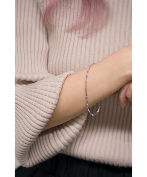 TOM WOOD シルバー LargeSquare チェーン ブレスレット スクエア TOM WOOD（トムウッド）の「【TOMWOOD(トムウッド)】Square