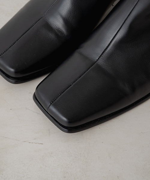 Kastane（カスタネ）の「スクエアミドルブーツ（ブーツ・レディース・ブラック/ブラウン・S/M/L）」の11枚目の写真
