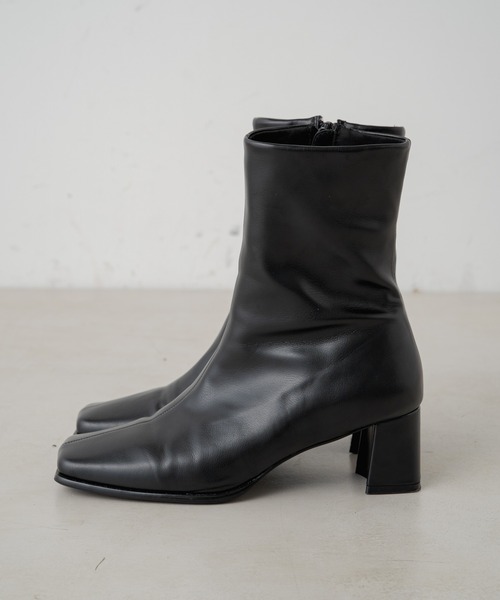 Kastane（カスタネ）の「スクエアミドルブーツ（ブーツ・レディース・ブラック/ブラウン・S/M/L）」の14枚目の写真
