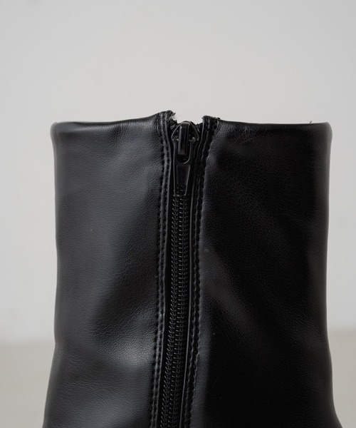 Kastane（カスタネ）の「スクエアミドルブーツ（ブーツ・レディース・ブラック/ブラウン・S/M/L）」の12枚目の写真