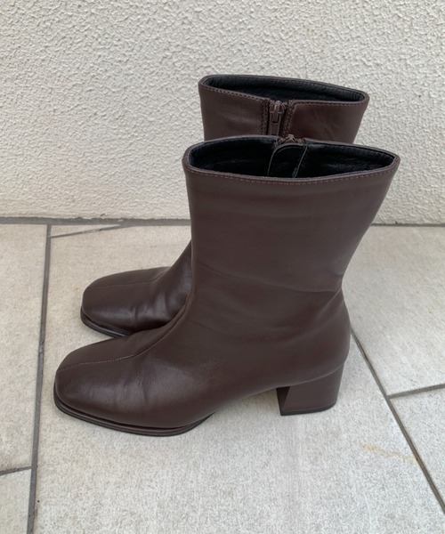 Kastane（カスタネ）の「スクエアミドルブーツ（ブーツ・レディース・ブラック/ブラウン・S/M/L）」の19枚目の写真