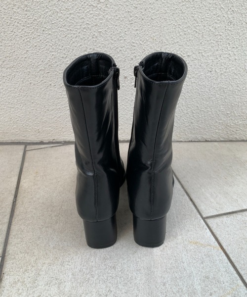 Kastane（カスタネ）の「スクエアミドルブーツ（ブーツ・レディース・ブラック/ブラウン・S/M/L）」の22枚目の写真