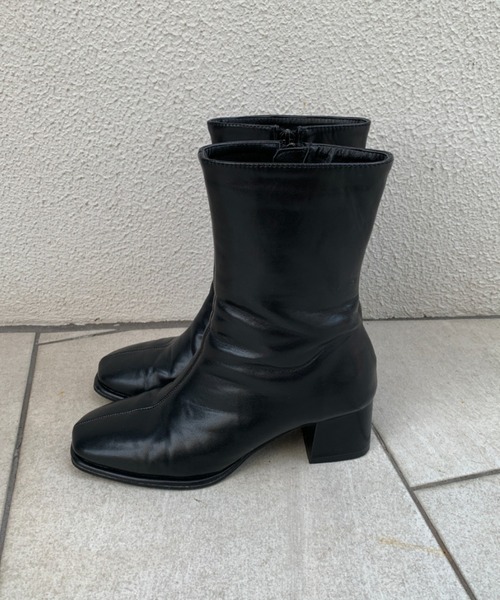 Kastane（カスタネ）の「スクエアミドルブーツ（ブーツ・レディース・ブラック/ブラウン・S/M/L）」の21枚目の写真