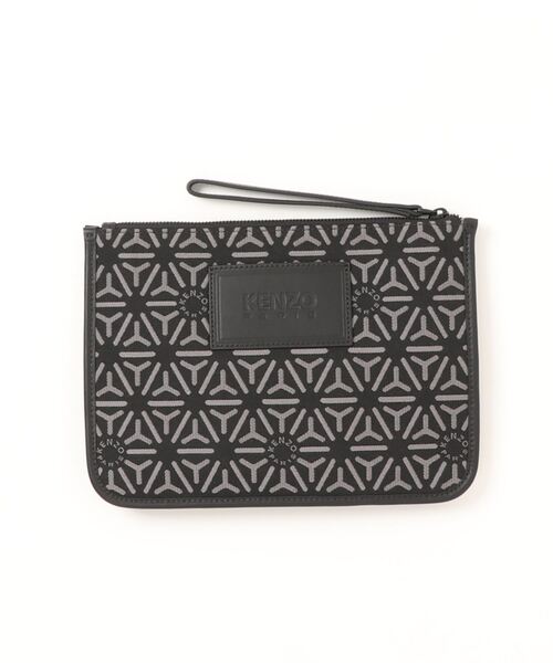 KENZO（ケンゾー）の「クーリエ 'Temari' ラージ ポーチ（クラッチバッグ・メンズ・グレー系その他・TU）」の3枚目の写真