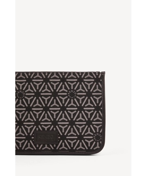 KENZO（ケンゾー）の「クーリエ 'Temari' ラージ ポーチ（クラッチバッグ・メンズ・グレー系その他・TU）」の2枚目の写真