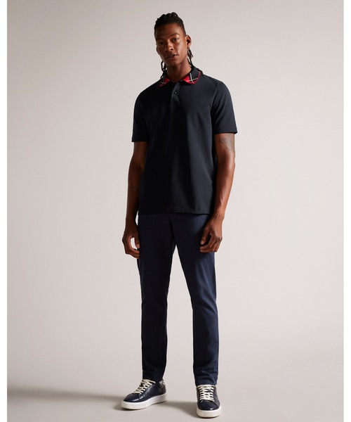 Ted Baker(テッドベーカー)の「LAMBA アーガイルカラー ポロシャツ(ポロシャツ・メンズ・ネイビー・2/4/3/5/1)」の6枚目の写真