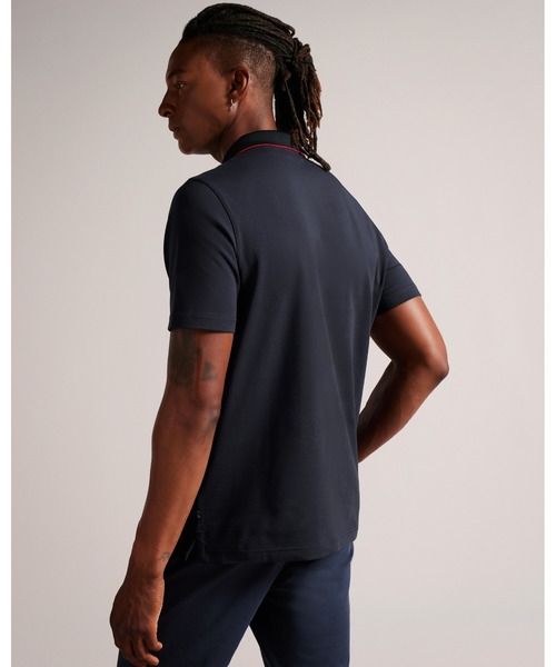 Ted Baker(テッドベーカー)の「LAMBA アーガイルカラー ポロシャツ(ポロシャツ・メンズ・ネイビー・2/4/3/5/1)」の7枚目の写真