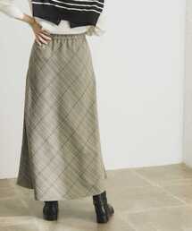 URBAN RESEARCH | モールチェックフレアスカート(スカート)