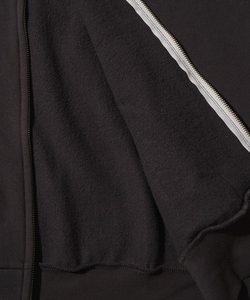 Healthknit(ヘルスニット)の「【Healthknit】Classic Sweat Zip Front Jacket / スウェット ジップ ブルゾン(ブルゾン・メンズ・ブラック/グレー・X-LARGE/LARGE/MEDIUM)」の5枚目の写真