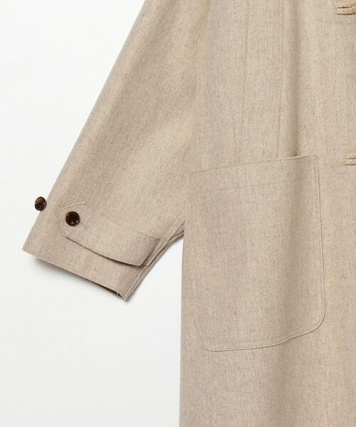 BEAMS BOY（ビームスボーイ）の「HAVERSACK / ヴィンテージ メルトン ダッフルコート（ダッフルコート・レディース・ベージュ・1）」の5枚目の写真