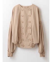 No Collar Blouson