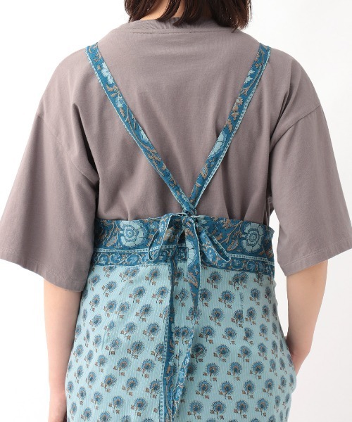 チチカカ（チチカカ）の「エコフレンドリー フロルブロックプリントサロペットパンツ（サロペット/オーバーオール・レディース・イエロー/ブルー/アイボリー・FREE）」の20枚目の写真