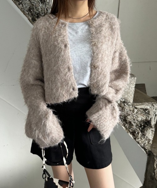 EPIMI E'PIMMY（エピミエピミー）の「カップ付きボーダータンク（タンクトップ・レディース・オートミール/ブラック/ブラック系その他/オフホワイト・MEDIUM）」の13枚目の写真