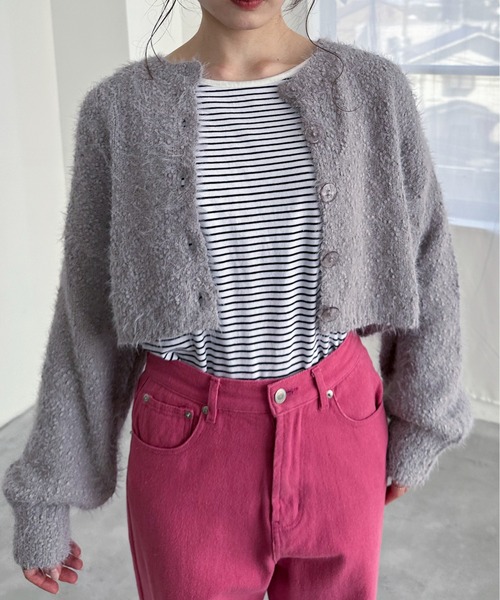 EPIMI E'PIMMY（エピミエピミー）の「カップ付きボーダータンク（タンクトップ・レディース・オートミール/ブラック/ブラック系その他/オフホワイト・MEDIUM）」の20枚目の写真