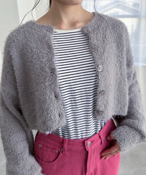 EPIMI E'PIMMY（エピミエピミー）の「カップ付きボーダータンク（タンクトップ・レディース・オートミール/ブラック/ブラック系その他/オフホワイト・MEDIUM）」の21枚目の写真