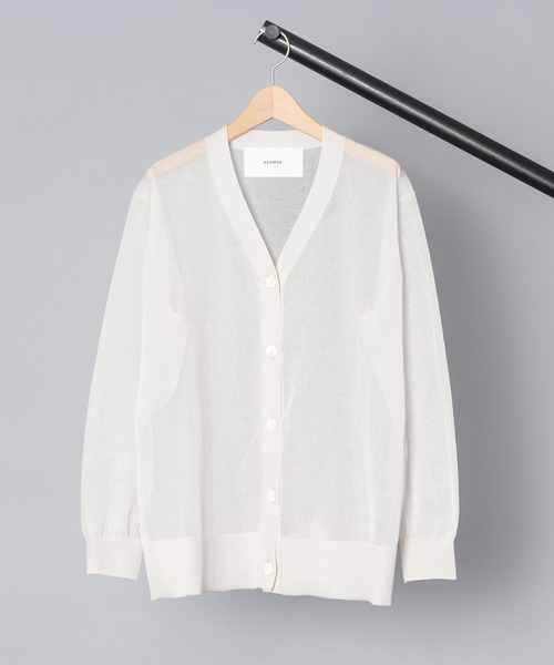アダワス　ADAWAS　シアーカーディガン ADAWAS / アダワス 】 SHEER CARDIGAN / シアーカーディガン