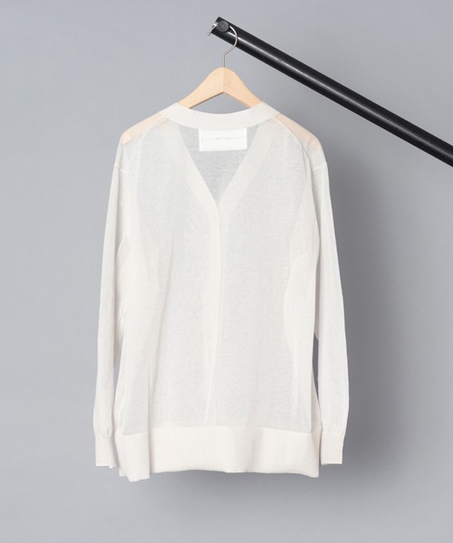 ADAWAS / アダワス 】 SHEER CARDIGAN / シアーカーディガン