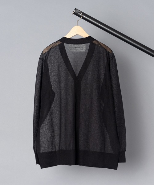 アダワス　ADAWAS　シアーカーディガン ADAWAS（アダワズ）の「【 ADAWAS / アダワス】 SHEER LONG CARDIGAN
