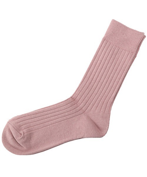 THE SOX（ザ ソックス）の「THE SOX(ザソックス)無地リブクルーソックス（ソックス/靴下・メンズ・グレイッシュベージュ/ネイビー/マスタード/ラベンダー/イエロー/レッド/ホワイト/グレー/ブラック/カーキ/ローズ・FREE）」の11枚目の写真