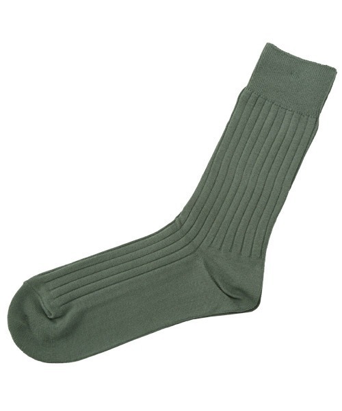 THE SOX（ザ ソックス）の「THE SOX(ザソックス)無地リブクルーソックス（ソックス/靴下・メンズ・グレイッシュベージュ/ネイビー/マスタード/ラベンダー/イエロー/レッド/ホワイト/グレー/ブラック/カーキ/ローズ・FREE）」の5枚目の写真