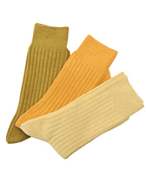 THE SOX（ザ ソックス）の「THE SOX(ザソックス)無地リブクルーソックス（ソックス/靴下・メンズ・グレイッシュベージュ/ネイビー/マスタード/ラベンダー/イエロー/レッド/ホワイト/グレー/ブラック/カーキ/ローズ・FREE）」の19枚目の写真