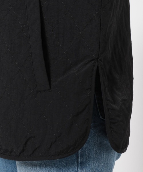 LOWRYS FARM（ローリーズファーム）の「ヒモツキキルティングベスト　177724（ナイロンジャケット・レディース・ブラック/カーキ/アイボリー・FREE）」の12枚目の写真