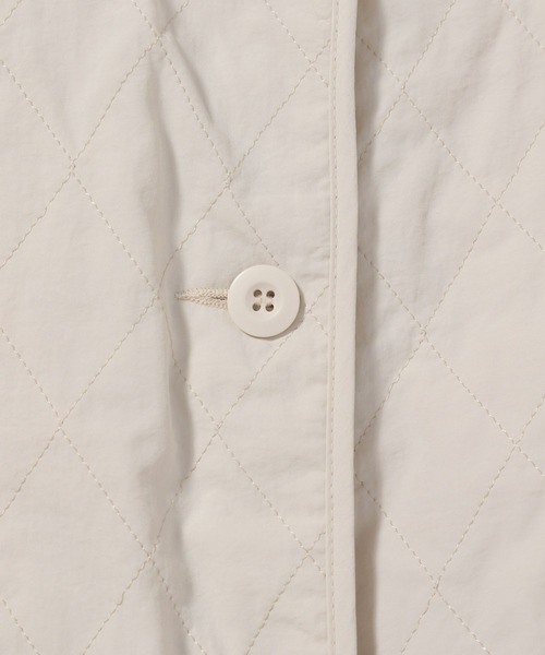 LOWRYS FARM（ローリーズファーム）の「ヒモツキキルティングベスト　177724（ナイロンジャケット・レディース・ブラック/カーキ/アイボリー・FREE）」の15枚目の写真