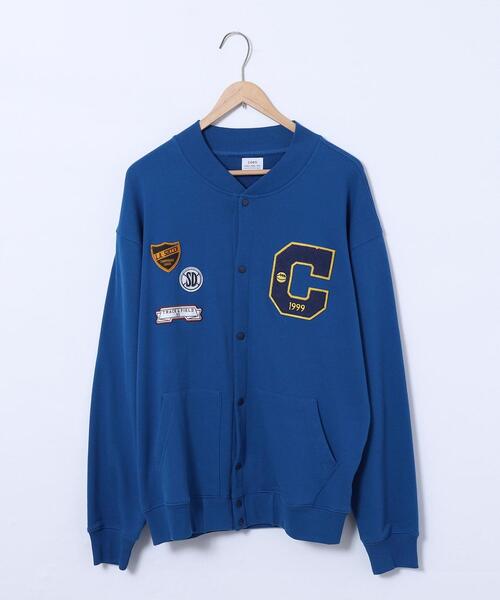 coen（コーエン）の「裏毛グラウンドスタジャン（スタジャン・メンズ・レッド/コバルトブルー・S/M/L/XL）」の13枚目の写真