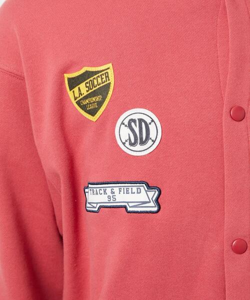 coen（コーエン）の「裏毛グラウンドスタジャン（スタジャン・メンズ・レッド/コバルトブルー・S/M/L/XL）」の21枚目の写真