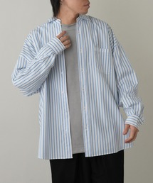 COLONY 2139 | ブロードストライプBIGサイズレギュラーカラーシャツ(シャツ/ブラウス)