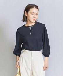 BEAUTY&YOUTH UNITED ARROWS | 楊柳 ラウンドヘム プルオーバー -ウォッシャブル-(Tシャツ/カットソー)