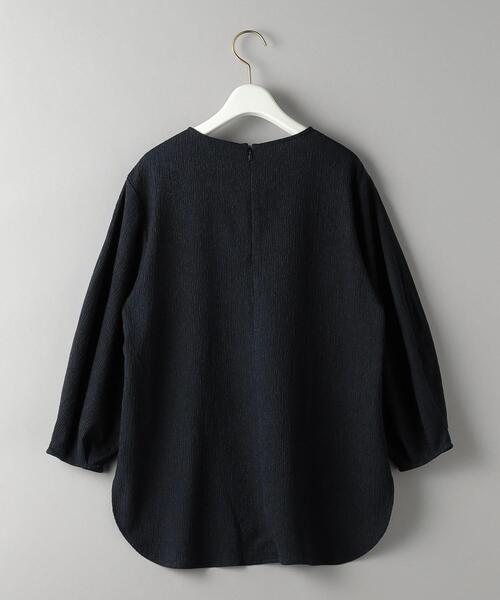 BEAUTY&YOUTH UNITED ARROWS(ビューティーアンドユースユナイテッドアローズ)の「楊柳 ラウンドヘム プルオーバー -ウォッシャブル-(Tシャツ/カットソー・レディース・ネイビー/ベージュ/オフホワイト・FREE)」の13枚目の写真